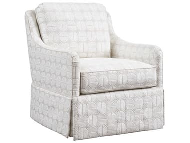 Barclay Butera Salt Creek Swivel 31" Beige Fabric Accent Chair BCB01553211SW41