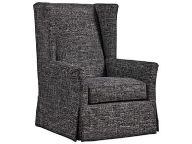 Barclay Butera El Moro Swivel 32" Black Fabric Accent Chair BCB01553511SW40