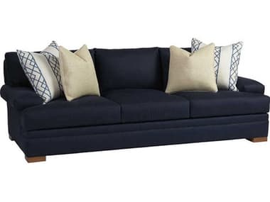 Barclay Butera Maxwell 95" Blue Fabric Upholstered Sofa BCB51753340