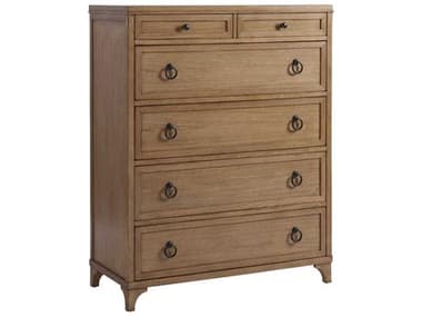 Barclay Butera Goldenrod 44" Wide 6-Drawers Sandstone Brown Accent Chest BCB920307