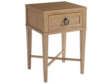 Barclay Butera Clay 20" Wide 1-Drawer Brown Nightstand BCB920622