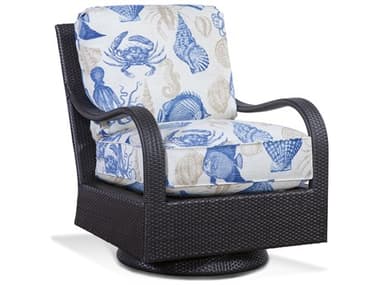 Braxton Culler Outdoor Brighton Pointe Charcoal Wicker Cushion Lounge Chair BCO435008