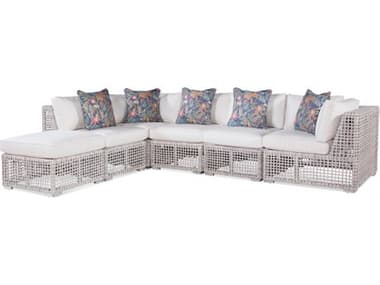 Braxton Culler Outdoor Central Park Oxford Gray Modular Sectional Sofa with Cushion BCO4726PCSEC1
