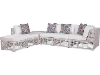 Braxton Culler Outdoor Central Park Oxford Gray Modular Sectional Sofa with Cushion BCO4726PCSEC2