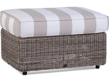 Braxton Culler Outdoor Paradise Bay Driftwood Ottoman with Cushion BCO486009