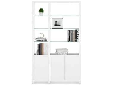 BDI Linea Shelf 50" Satin White Bookcase BDI580012SW