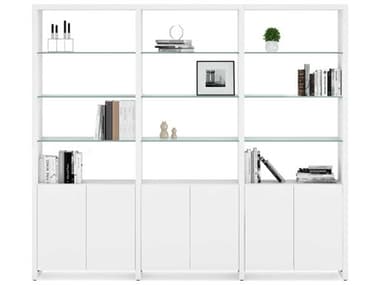 BDI Linea Shelf 96" Satin White Bookcase BDI580222SW