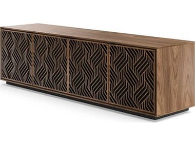 BDI Elements 82" Hardwood Natural Walnut Media Console BDI8703WEWL