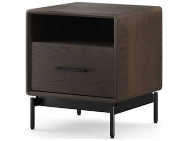 BDI Linq 1-Drawer Brown Hardwood Nightstand BDI9181TOK