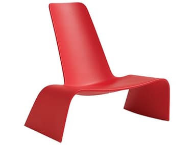 Bernhardt Design Plank Outdoor Land Red Recycled Plastic Lounge Chair BDO11000003