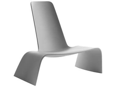Bernhardt Design Plank Outdoor Land Signal Grey Recycled Plastic Lounge Chair BDO11000020