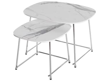 Bernhardt Design + Plank Cup Rectangular End Table BDP910051CHMAR02