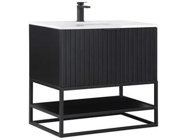 BEMMA Terra 36&quot; Midnight Black Vanity BEMVTR36SFM04MB