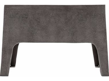 Bernhardt Armstrong 25" Square Metal Dark Graphite Cocktail Table BH301122