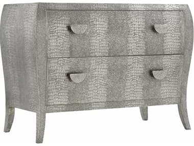 Bernhardt Interiors Finley Antique Silver Two-Drawers Nightstand BH301215