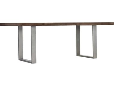 Bernhardt Logan Draper 84" Rectangular Wood Sable Brown Gray Mist Dining Table BH303224B