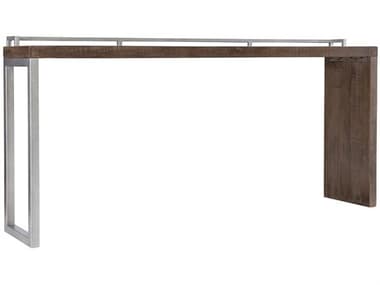 Bernhardt Logan Reilly 80" Rectangular Wood Sable Brown Gray Mist Console Table BH303912B