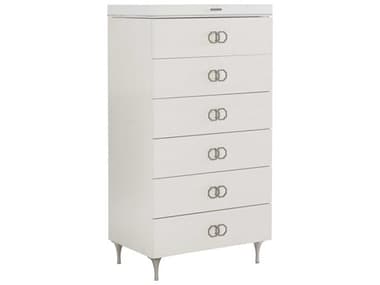 Bernhardt Silhouette Eggshell Six-Drawers Chest of Drawers BH307117