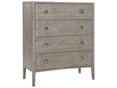 Bernhardt Albion 42" Wide 4-Drawers Pewter Gray Accent Chest BH311117