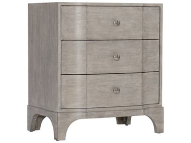 Bernhardt Albion 3-Drawers Gray Oak Wood Nightstand BH311220