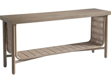 Bernhardt Santiago 64" Rectangular Wood Sandbar Console Table BH313911