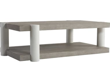 Bernhardt Trianon Rectangular Wood Quarry Faux Stone Gris Cocktail Table BH314022G