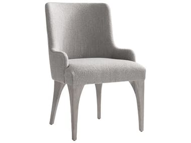 Bernhardt Trianon Gray Fabric Upholstered Arm Dining Chair BH314548G