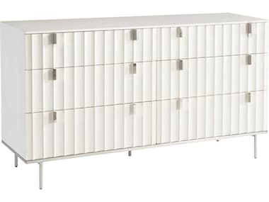 Bernhardt Modulum 65" Wide 6-Drawers White Double Dresser BH315042