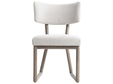 Bernhardt Casa Paros White Fabric Upholstered Side Dining Chair BH317561