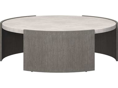 Bernhardt Prado Round Buff Concrete Porcini Coffee Table BH324016B