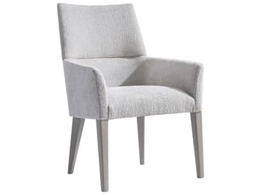 Bernhardt Stratum Fabric Beige Upholstered Arm Dining Chair BH325542