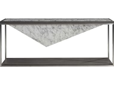 Bernhardt Luxor 72" Rectangular Stone Catia Black Marble Console Table BH328914