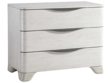 Bernhardt Sereno 36" Wide 3-Drawers White Walnut Wood Nightstand BH329230