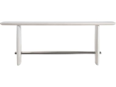 Bernhardt Sereno 80" Rectangular Wood Lutra And Sasso Faux Stone Console Table BH329910