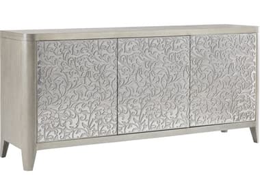 Bernhardt Cornelia 72" Ash Wood Glazed Stainless Steel Sideboard BH331132