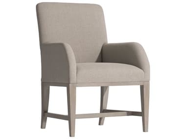 Bernhardt Cornelia Beige Fabric Upholstered Arm Dining Chair BH331544