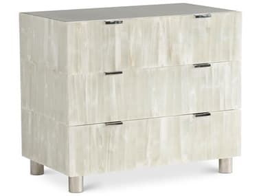 Bernhardt Salka 3-Drawers Silver Nightstand BH332234