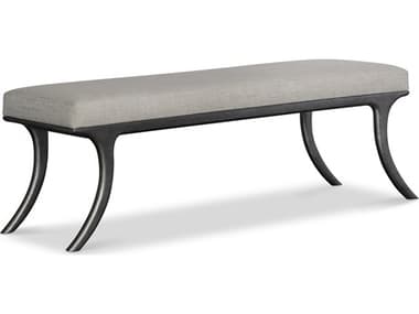 Bernhardt Tribeca Barlow Gray Upholstered Accent Bench BH333506