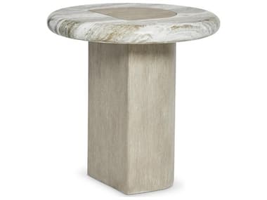 Bernhardt Arcadia Round Wood Clay End Table BH334111