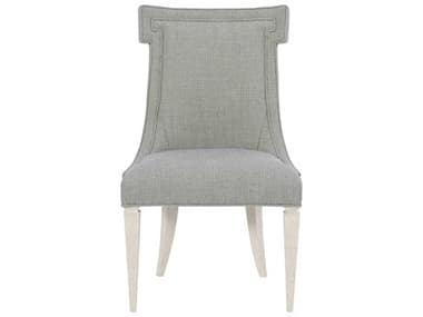 Bernhardt Domaine Blanc Oak Wood Gray Upholstered Side Dining Chair BH374547