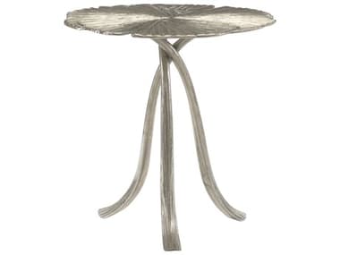 Bernhardt Interiors Casegoods Annabella Round Metal Satin Nickel End Table BH379124