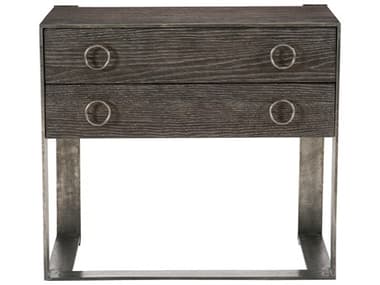 Bernhardt Interiors Casegoods Dixon 2-Drawers Gray Oak Wood Nightstand BH379216