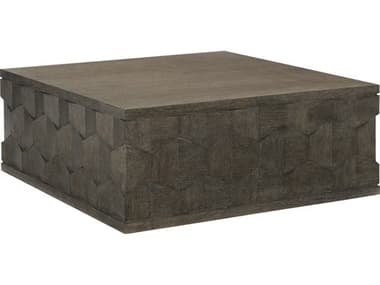 Bernhardt Linea Cerused Charcoal 45'' Wide Square Coffee Table BH384011B