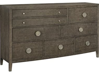 Bernhardt Linea Cerused Charcoal 8 Drawers and up Triple Dresser BH384054B