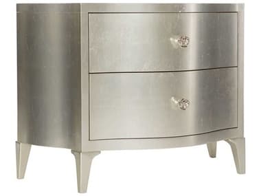 Bernhardt Calista Silver Leaf Two-Drawers Nightstand BH388230