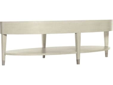 Bernhardt East Hampton Cerused Linen 56'' Wide Oval Coffee Table BH395013