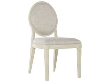 Bernhardt East Hampton Ash Wood Gray Fabric Upholstered Side Dining Chair BH395561