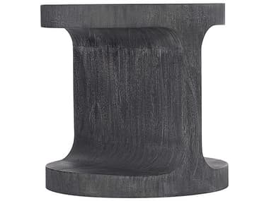 Bernhardt Berkely 24" Round Wood Carbonized End Table BH417125