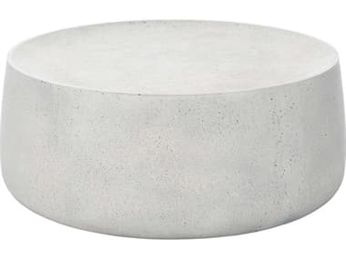 Bernhardt Living Sayle 44" Round Concrete Grey Cocktail Table BH425015