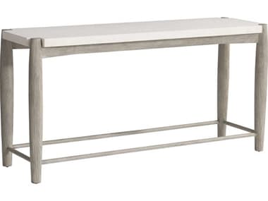 Bernhardt Ashbrook Rectangular Resin Vellum Weathered Greige Console Table BH462910